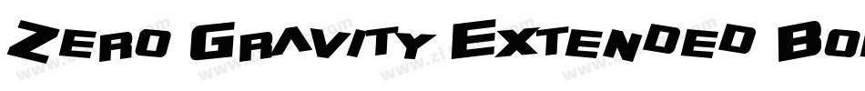 Zero Gravity Extended Bold Italic字体转换